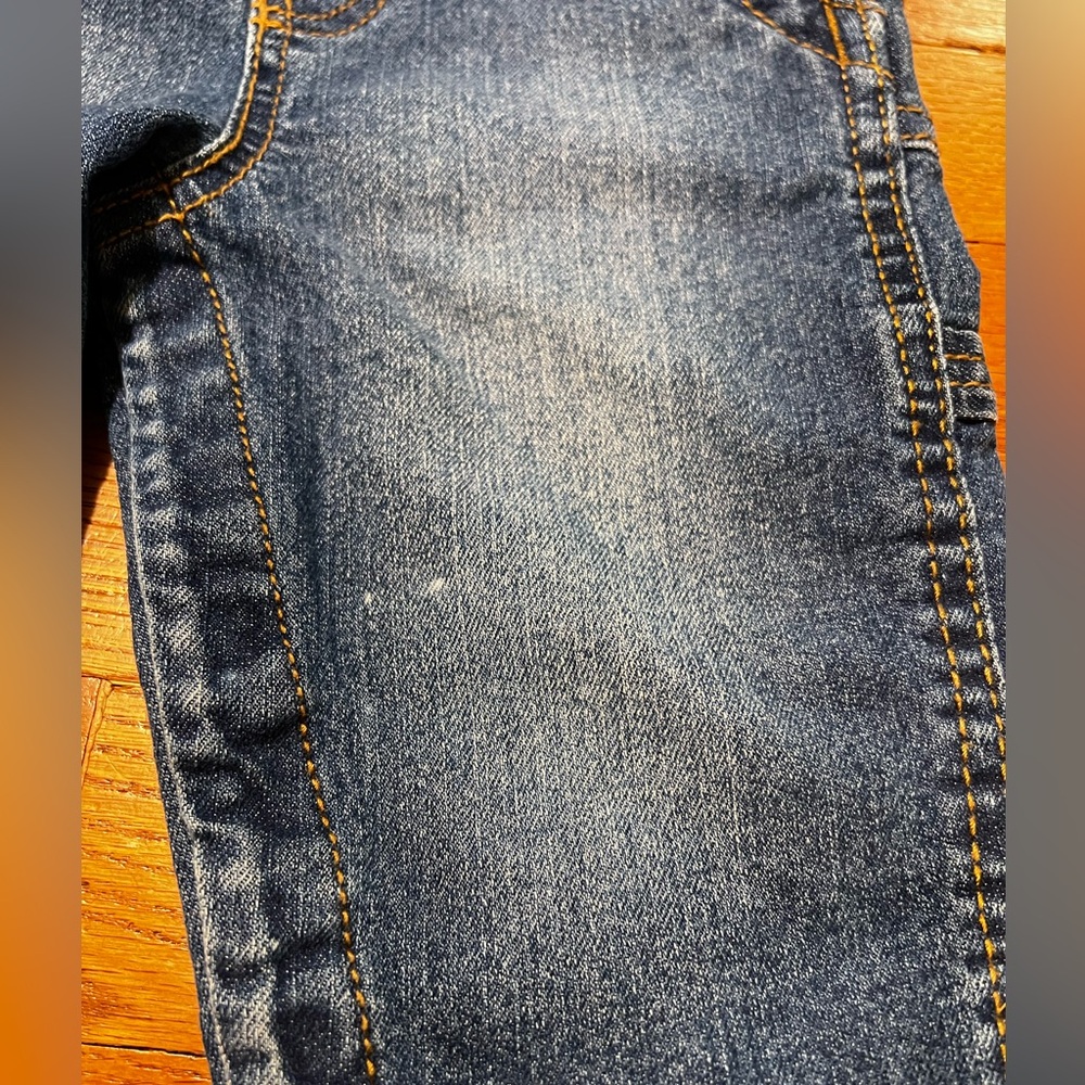 OshKosh B'gosh Blue Denim Overalls for Kids - Picture 3 of 8